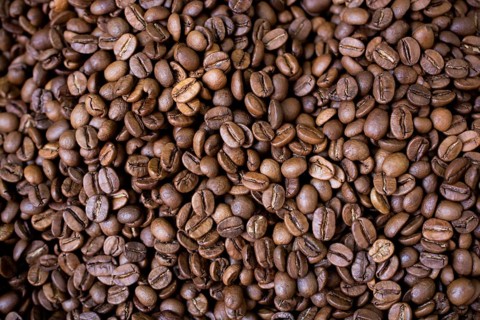 Coffee beans texture or coffee beans background