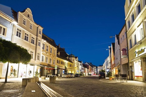 Old Town, Dingolfing, Bavaria, Germany, Europe