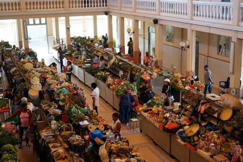 Mercado Municipal, Market Hall, Mindelo, Sao Vicente Island, Cape Verde, Africa