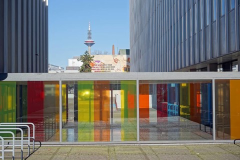 Juridicum, designed by Ferdinand Kramer, multi-purpose building and law seminar, view of lab hall
