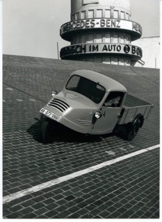 Avus, Tower, Tricycle, 1950s, Berlin, Germany, Europe