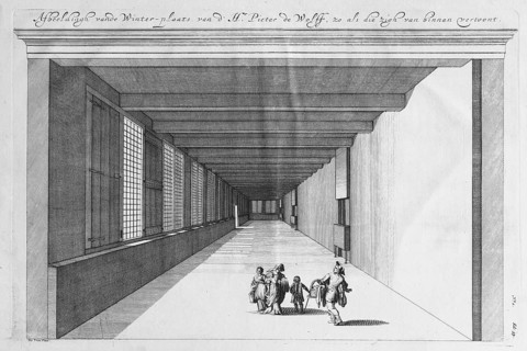 Growing, cultivating and overwintering citrus fruits, copperplate engraving from Nederlantze