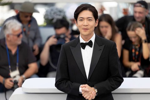 Cannes, France - 15.5.2024: Kouhei Matsushita during the photocall for A PALE VIEW OF HILLS at the