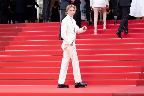 Cannes, France - 24.5.2024: Filip Schnack on the red carpet during the Closing Ceremony of the 78th