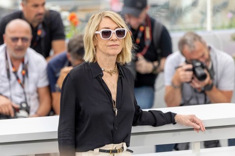 Cannes, France - 16.5.2024: Kim Gordon during the photocall The Chronology of Water during the 78th