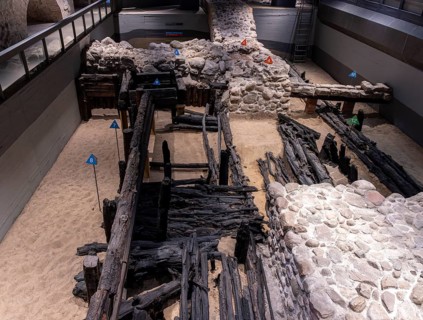 Interior photograph, Archaeological excavations, Berlin Spandau Citadel, remains of the old