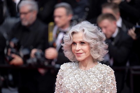 Cannes, France - 22.5.2024: Jane Fonda on the red carpet during the Closing Ceremony at the 78th