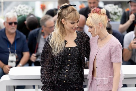 Cannes, France - 16.5.2024: Imogen Poots, Kristen Stewart during the Photocall The Chronology of