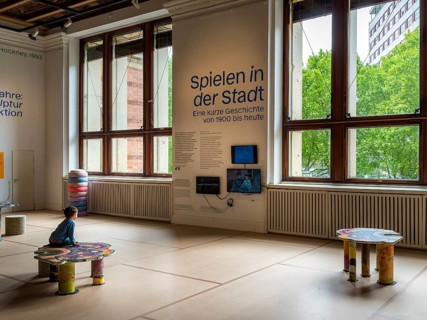 Gropius Bau Berlin, interior view, exhibition Playing in the City, Berlin, Germany, Europe