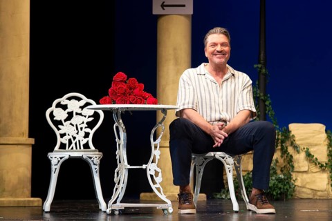 Hardy Krüger, FISCH SUCHT FAHRRAD, photo rehearsal on 14.05.2025 at the palace gardens Theatre,