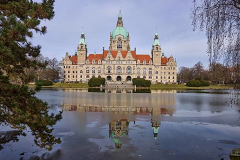 New Town Hall Hanover, architect Hermann Eggert, architectural style Neo-Renaissance, Wilhelminism,