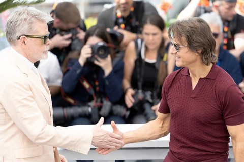 Cannes, France - 14.5.2024: Christopher McQuarrie and Tom Cruise during the Photo Call for MISSION: