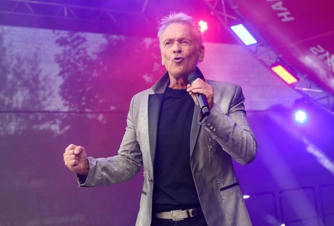 Olaf Berger at the Schlager Radio - Festival in Neuruppin at Hanger 312 on 24.05.25