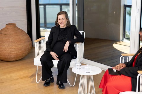 Cannes, France - 23.5.2024: Carla Simon during the Women In Motion Talk at the 78th Cannes