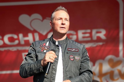 Mitch Keller at the Schlager Radio - Festival in Neuruppin at Hanger 312 on 24.05.25