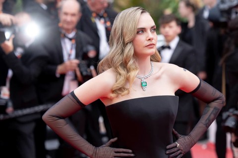 Cannes, France - 22.5.2024: Cara Delevingne during the - La Venue De L'avenir (Colours Of Time) -