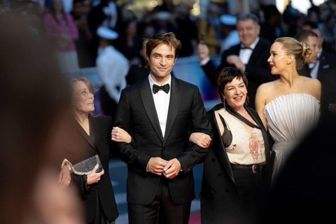 Cannes, France - 17.5.2024: Sissy Spacek, Robert Pattinson, Lynne Ramsay and Jennifer Lawrence on