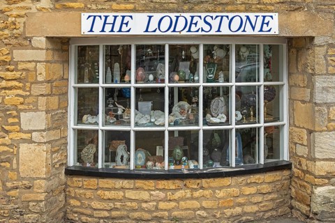 Shop window, shop, The Lodestone, Bourton-on-the-Water, The Cotswolds, Gloucestershire, England,