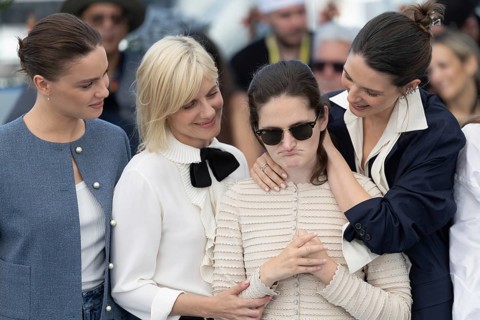 Cannes, France - 15.5.2024: Angelina Woreth, Mélanie Laurent, Sevan Kalayjian Everitt, Josephine