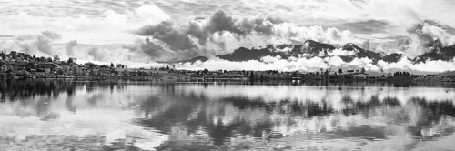 Hopfensee, Hopfen am See, near Füssen, Ostallgäu, Allgäu, Bavaria, Germany, Europe