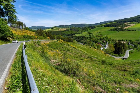 Kleine Landstraße, Hartmeckestraße, above Brunskappel, district of Oldsberg in the