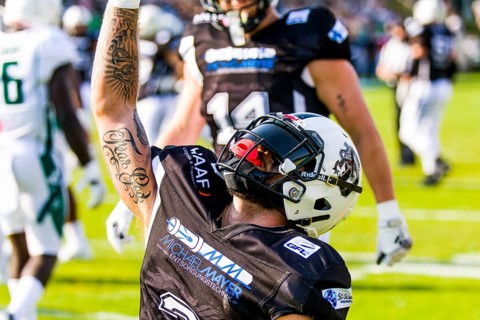 German Football League, Schwäbisch Hall Unicorns, Ingolstadt Duke im Optima-Sportpark Schwäbisch