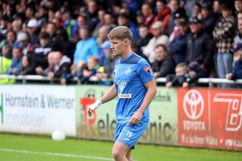 Marcel Bahm (CFR Pforzheim) at the match of the OL BaWü: 23-24, matchday 34, FC 08 Villingen, CFR