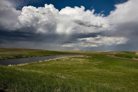 Prairie Storm Clouds Canada Saskatchewan Summer Warnings