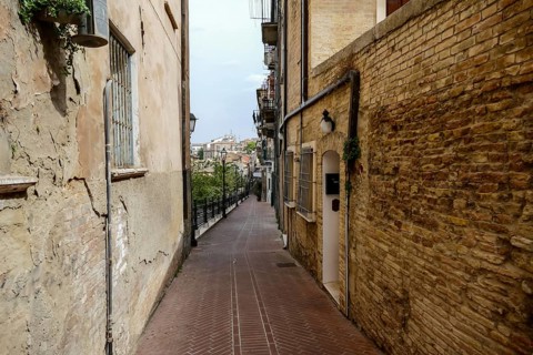 Panorama of the medieval city of Lanciano in Abruzzo Italy