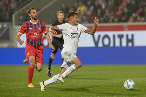 Germany: Soccer 1st Bundesliga, Matchday 8 - 1. FC Heidenheim-TSG Hoffenheim, Voith-Arena,