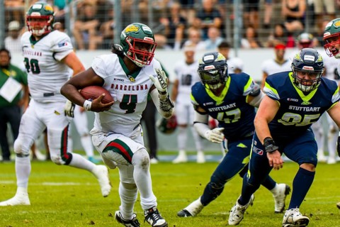 European League of Football, ELF/ Game :  Barcelona Dragons at  Stuttgart Surge on July. 23. 2023