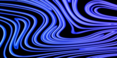 Neon Glow violet lines on a dark background, Glowing background
