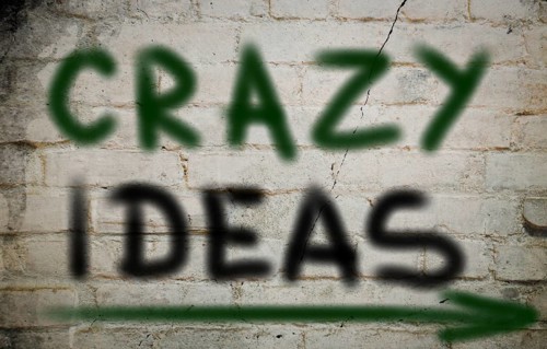 Crazy Ideas Concept