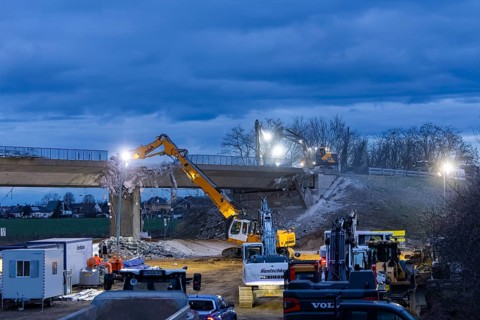 Following investigations of another reinforced concrete bridge in Saxony and the cracks caused by