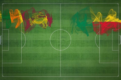 Sri Lanka vs Benin Soccer Match, national colors, national flags, soccer field, football game,