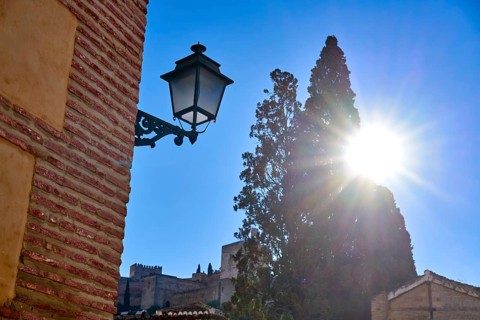 Albaicin of Granada arabic old district of Andalusia muslim Spain