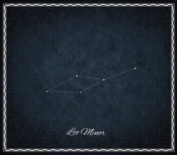 Leo Minor star constellation, Night sky, Cluster of stars, Deep space, Lesser Lion constellation,