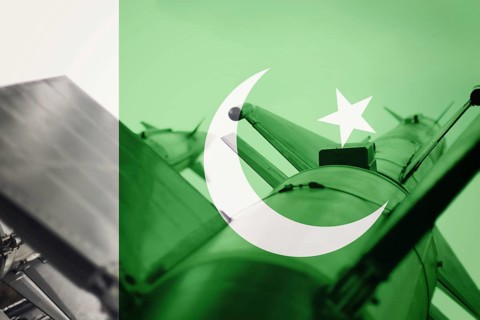 Weapons of mass destruction. Pakistan ICBM missile. War Background