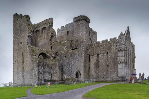 Rock of Cashel, Ireland. Cathedral was built between 1235 and 1270