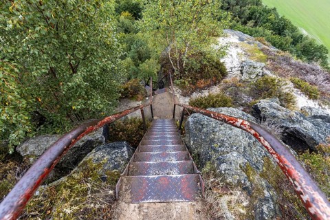 Hiking in the Elbe Sandstone Mountains View from Table Mountain