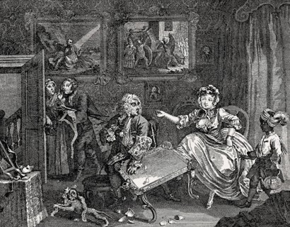 A Harlot's Progress, caricature by William Hogarth, 1697-1764