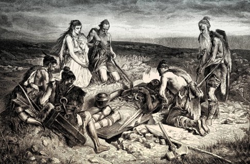 Old Germanic burial
