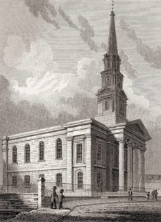 North Leith Parish Church, Edinburgh, Scotland, 19th century, Views in Edinburgh by J. & H. S.