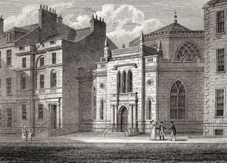 St George's Chapel, York Place, Edinburgh, Scotland, 19th century, Views in Edinburgh by J. & H. S.