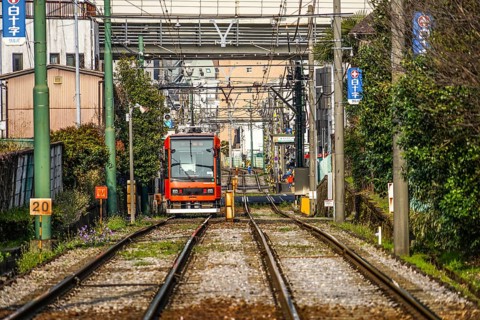 Image of Toden Arakawa Line. Shooting Location: Tokyo metropolitan area