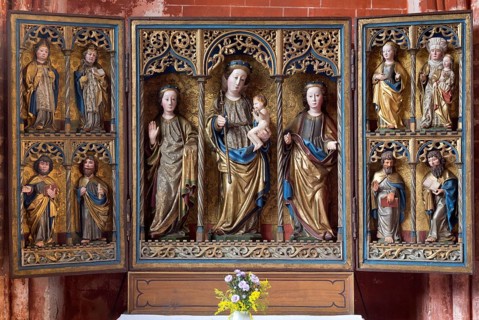 Werben, St John's Church, Marian altar