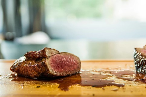 Beautiful photo of beef brisket (Brisket point end)