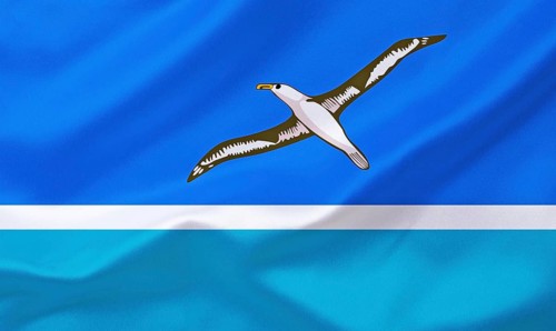 The flag of the Midway Islands, Studio