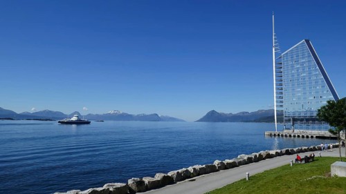 At the Moldefjord in Molde, Norway, Europe