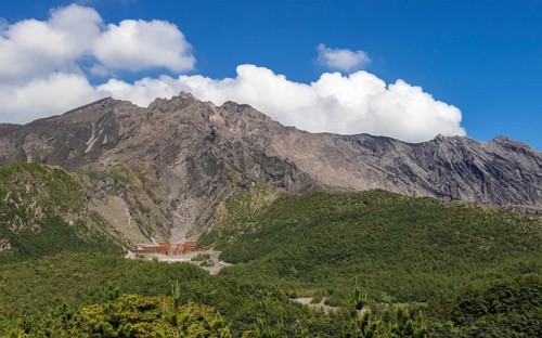 Sakurajima is one of Japans most active volcanoes and the symbol of Kagoshima. The volcano smokes